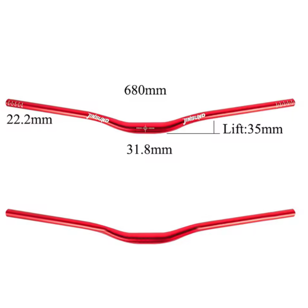 Tapered Aluminum Handlebars