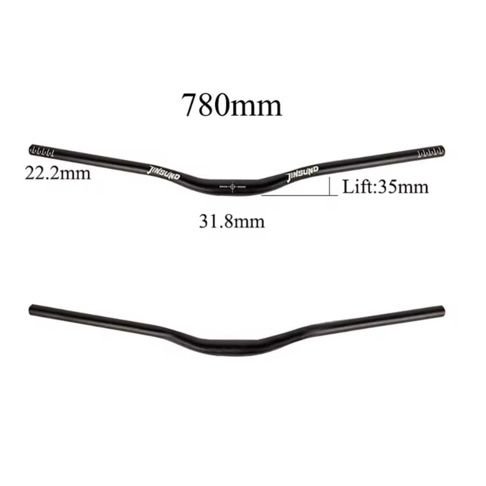 Tapered Aluminum Handlebars