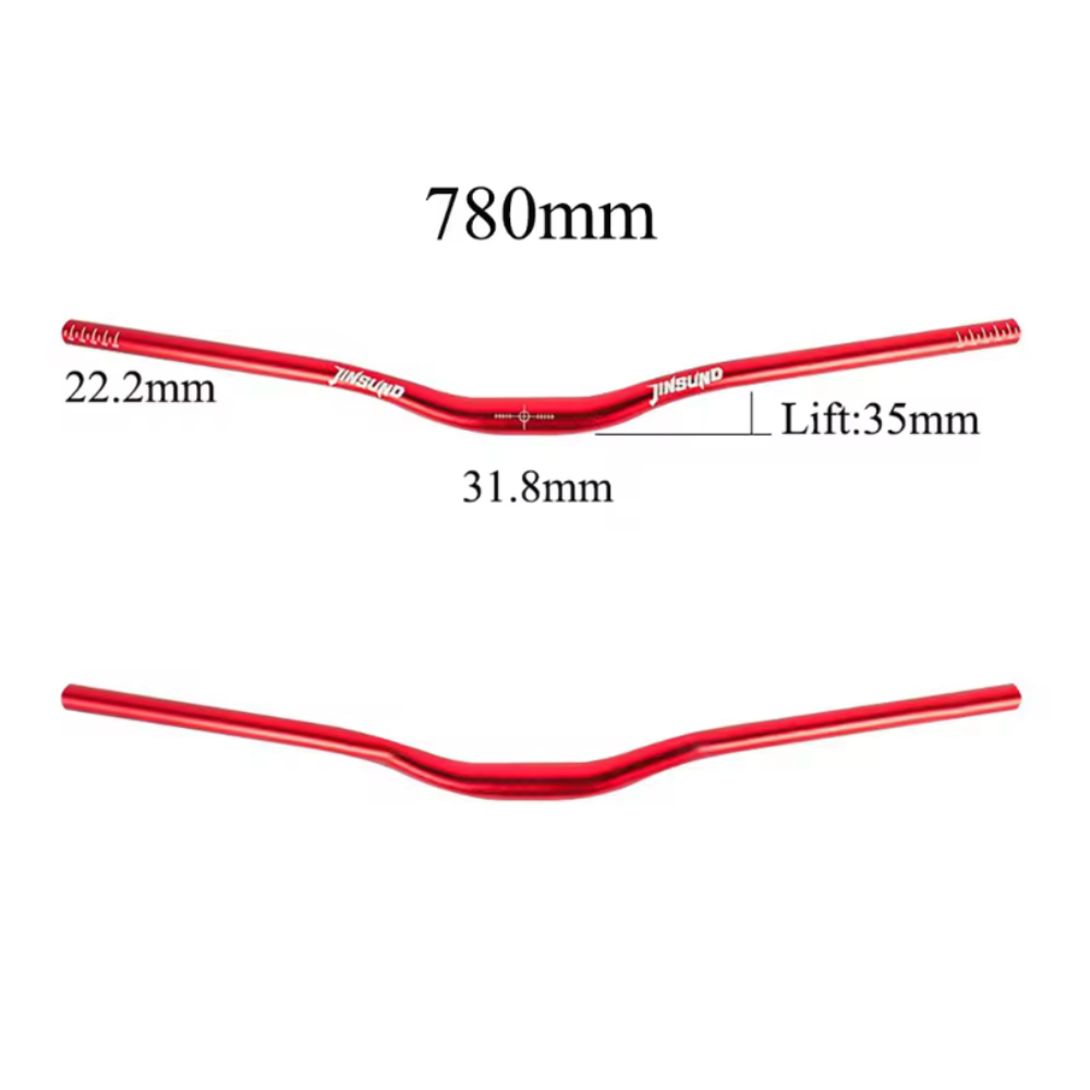 Tapered Aluminum Handlebars