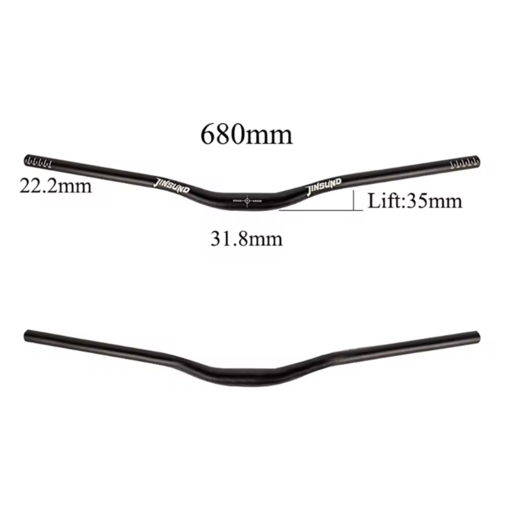 Tapered Aluminum Handlebars
