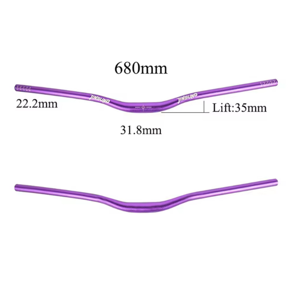 Tapered Aluminum Handlebars