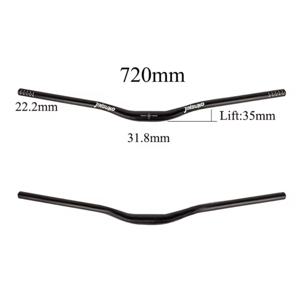 Tapered Aluminum Handlebars