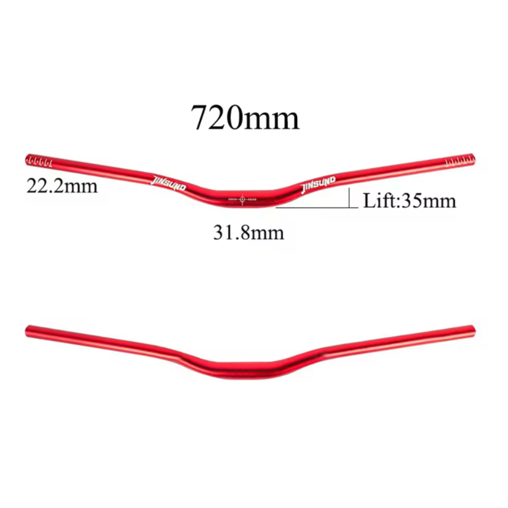 Tapered Aluminum Handlebars
