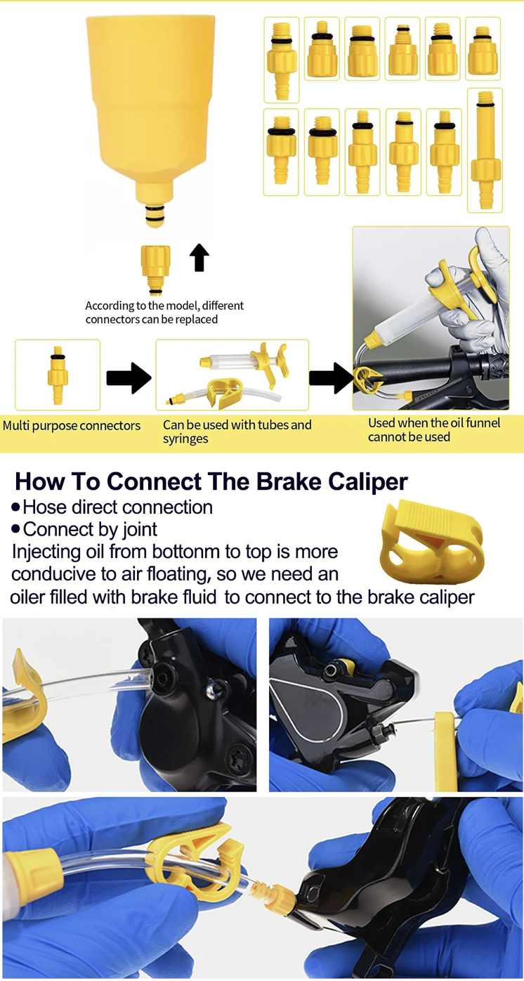 Brake Fluid Bleeding Kit