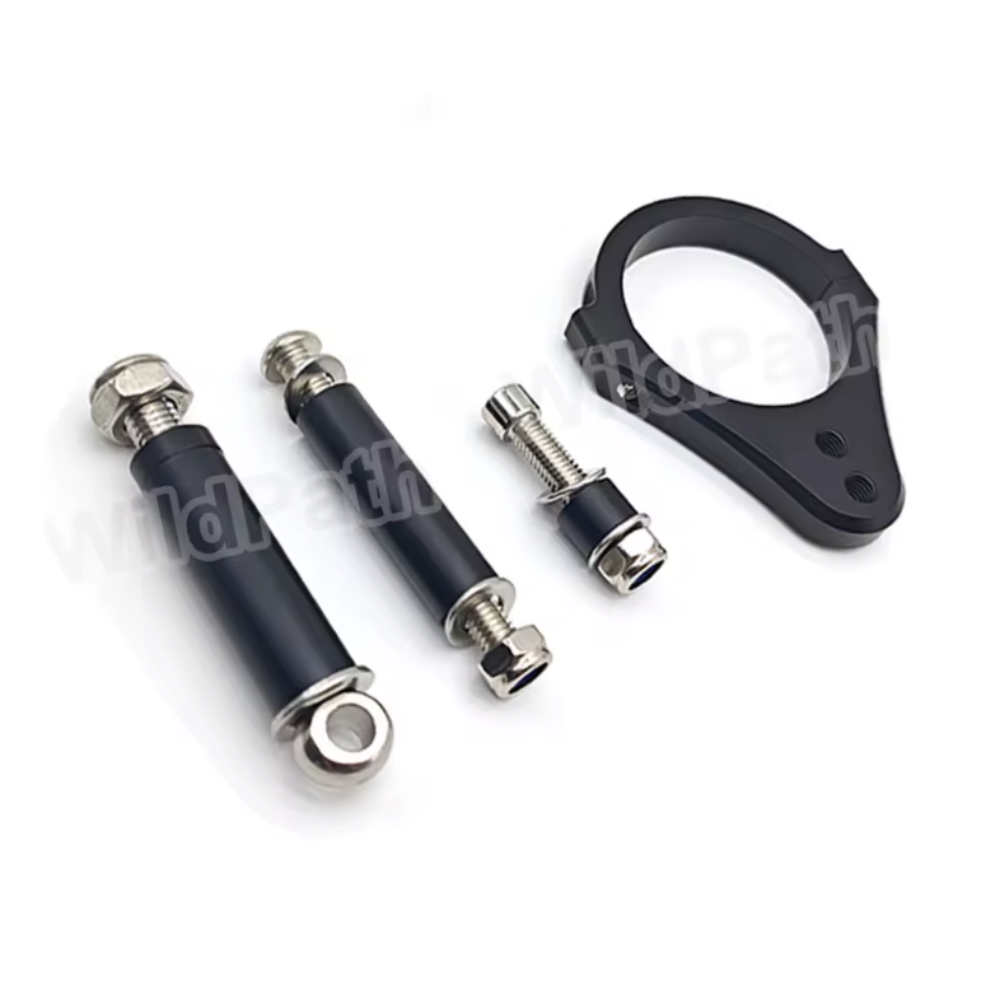 Steering Damper 255mm and Bracket For KuKirin G2 Master / G2 Max / G3 Pro.